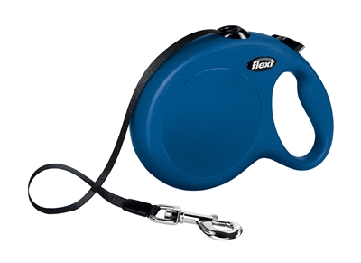Flexi Rollijn Classic Tape Blauw - L 5 Mtr