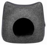 Trixie Relax Iglo Kat Vilt Grijs - 38 x 37 x 35 cm