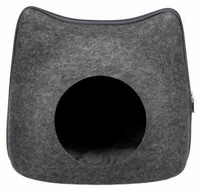 Trixie Relax Iglo Kat Vilt Grijs - 38 x 37 x 35 cm