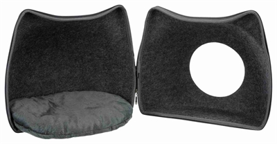 Trixie Relax Iglo Kat Vilt Grijs - 38 x 37 x 35 cm