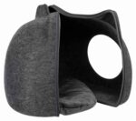 Trixie Relax Iglo Kat Vilt Grijs - 38 x 37 x 35 cm