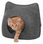 Trixie Relax Iglo Kat Vilt Grijs - 38 x 37 x 35 cm