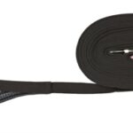 Trixie Hondenriem Sleeplijn Singelband Zwart - 20 mm X 5 Mtr