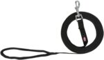 Trixie Hondenriem Sleeplijn Singelband Zwart - 20 mm X 5 Mtr