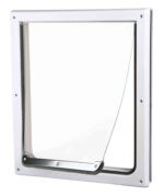Trixie 2-Weg Hondenluik Wit - Xs-S 25 x 29 cm