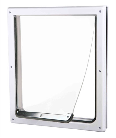 Trixie 2-Weg Hondenluik Wit - Xs-S 25 x 29 cm