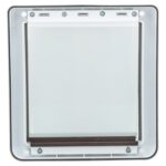 Trixie 2-Weg Hondenluik Wit - S-M 30 x 36 cm