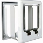 Trixie 4-Weg Kattenluik Elektromagnetisch Wit - 21 x 24 cm