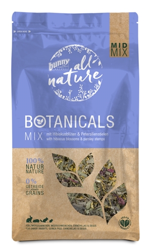 Bunny Nature Botanicals Midi Mix Hibiscusbloesem / Peterselie Stelen - 150 g
