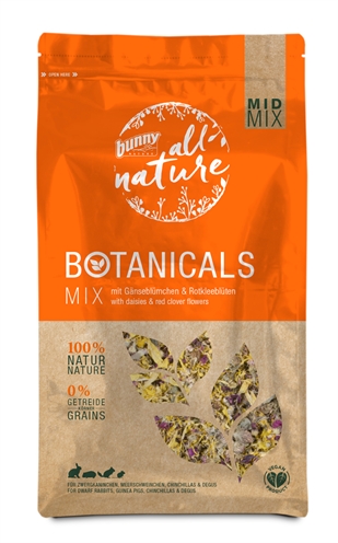 Bunny Nature Botanicals Midi Mix Madelief / Rode Klaver Bloesem - 120 g
