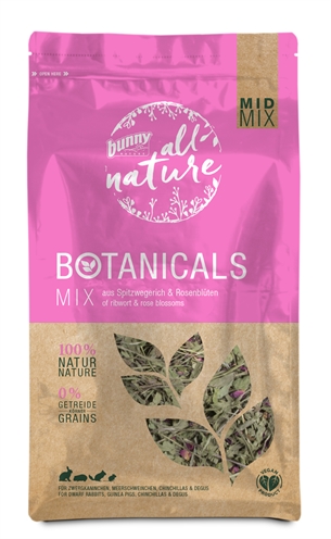 Bunny Nature Botanicals Midi Mix Smalle Weegbree / Rozenbloesem - 120 g