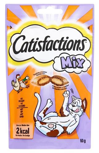 Catisfactions Mix Kip/Eend - 60 g