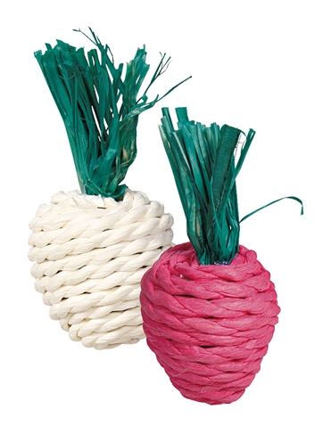 390777.jpg Trixie Radijs En Rettich Met Stro - 8 cm 2 stuks