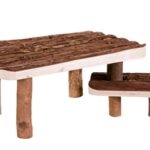 Trixie Natural Living Afdak / Ligplaats Met Opstapje - 37 x 28 x 17 cm