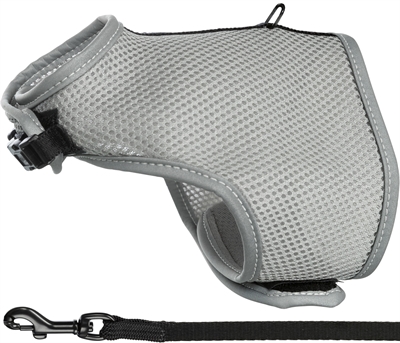 Trixie Kattentuig Soft Met Riem Assorti - 24-42 Cmx1,2 Mtr