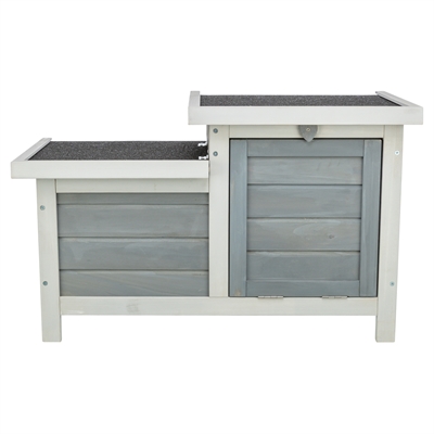 Trixie Knaagdierhuis Met 2 Ingangen Grijs / Wit - 70 x 45 x 43 cm