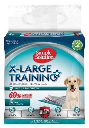 Simple Solution Puppy Training Pads - 10 stuks 71 x 76 cm