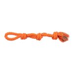 Trixie Werp Flostouw 3-Knoop Oranje - 60 cm