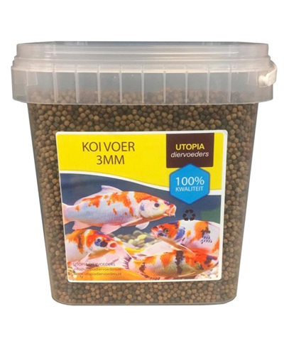 Utopia Koi Voer - 3 mm 1 kg 2,5 l