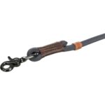 Trixie Hondenriem Be Nordic Verstelbaar Donkergrijs / Bruin - 200 x 0,8 cm