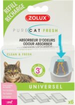 Zolux Clean & Fresh Universeel Filter Kattenbak - 6 stuks