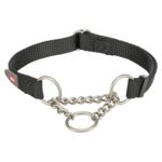 Trixie Halsband Hond Premium Halfslip Halsband Zwart - 35-50 x 2 cm