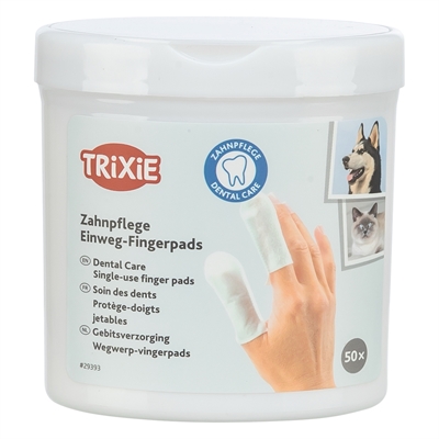 394665.jpg Trixie Dentalcare Vingerpads - 50 stuks