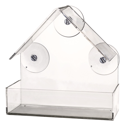 Trixie Raamvoederhuis Transparant - 15 x 6 x 15 cm 225 ml