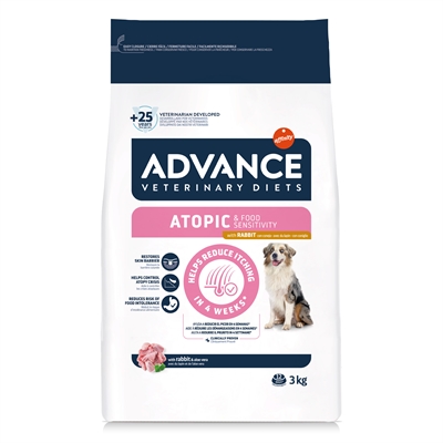395091.jpg Advance Veterinary Diet Dog Atopic Gevoelige Huid Graanvrij / Derma - 3 kg