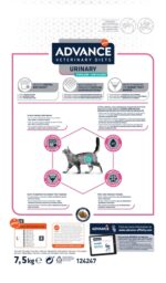 Advance Veterinary Diet Cat Urinary Sterilized Minder Calorieën - 7,5 kg