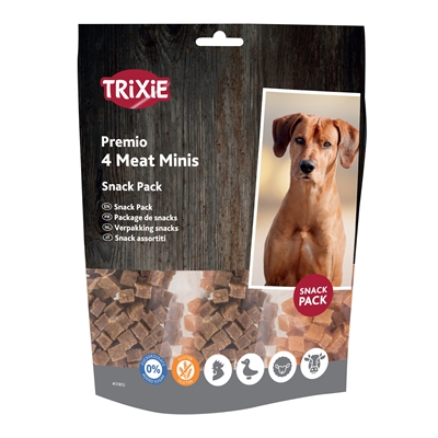 395370.jpg Trixie Premio Vlees Minis Kip / Eend / Rund / Lam - 4 x 100 g