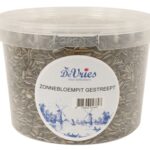 De Vries Zonnebloempit Gestreept - 1,3 kg