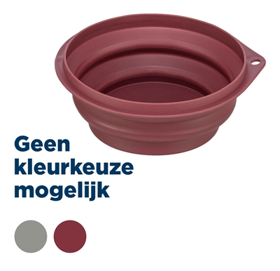 Trixie Voerbak / Drinkbak Reis Siliconen Assorti - 500 ml 14 cm