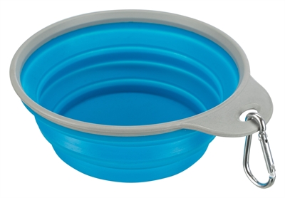Trixie Voerbak / Drinkbak Reis Stevige Rand Siliconen Assorti - 500 ml 14 cm