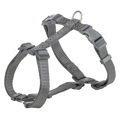Trixie Hondentuig Premium H-Tuig Grijs - 52-75 x 2 cm