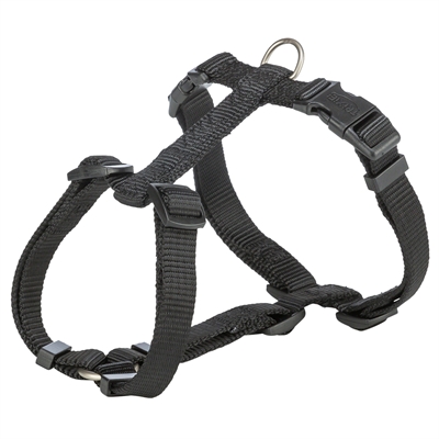 Trixie Hondentuig Premium H-Tuig Zwart - 42-60 x 1,5 cm