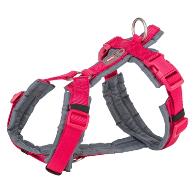 Trixie Hondentuig Premium Trekking Fuchsia / Grijs - 44-53 x 2 cm