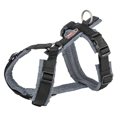 Trixie Hondentuig Premium Trekking Zwart / Grijs - 36-44 x 1,5 cm