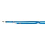 Trixie Hondenriem Premium Dubbelgestikt Verstelbaar Royal Blauw - 200 x 2 cm