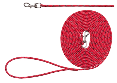 398169.jpg Trixie Hondenriem Junior Sleeplijn Lang Rood - 4 Mmx4 Mtr
