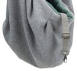 Trixie Junior Hondentas Buikdrager Lichtgrijs / Mintgroen - 22 x 20 x 60 cm