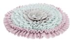 Trixie Junior Snuffelmat Zacht Roze / Mintgroen / Grijs - 38 x 38 cm