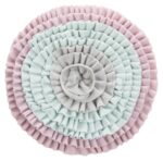 Trixie Junior Snuffelmat Zacht Roze / Mintgroen / Grijs - 38 x 38 cm