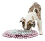 Trixie Junior Snuffelmat Zacht Roze / Mintgroen / Grijs - 38 x 38 cm