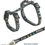 Trixie Kittentuig Junior Met Riem Kitty Cat Assorti - 21-33 x 0,8 cm / 120 cm
