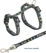 Trixie Kittentuig Junior Met Riem Kitty Cat Assorti - 21-33 x 0,8 cm / 120 cm
