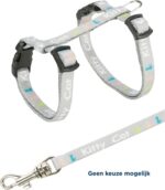 Trixie Kittentuig Junior Met Riem Kitty Cat Assorti - 21-33 x 0,8 cm / 120 cm