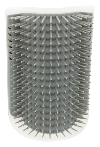 Trixie Massageborstel Muur Hoek Grijs - 8 x 13 cm