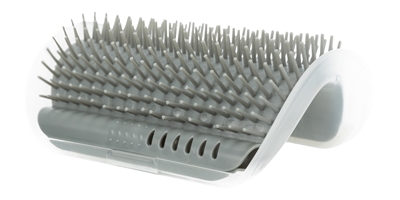 Trixie Massageborstel Muur Hoek Grijs - 8 x 13 cm