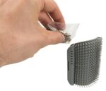Trixie Massageborstel Muur Hoek Grijs - 8 x 13 cm
